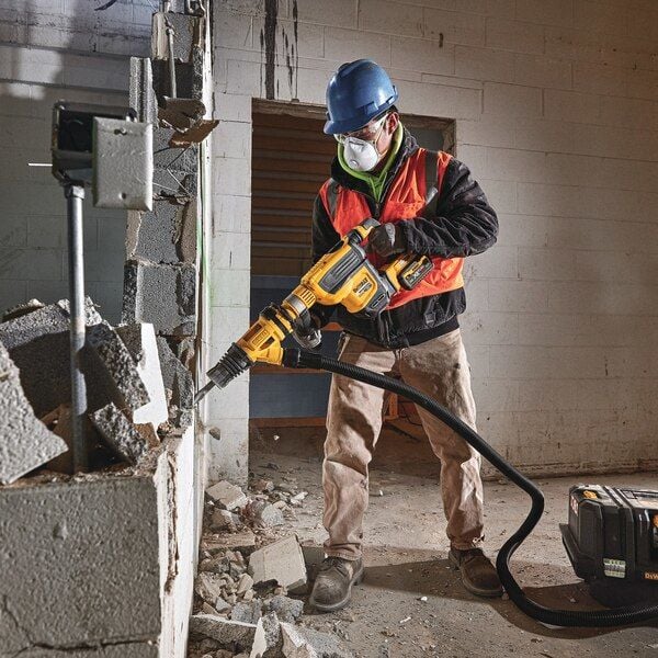 DeWALT DCH614X2-QW, SDS Max, Musta, Keltainen, Harjaton moottori, 4,5 cm, 190 RPM, 380 RPM
