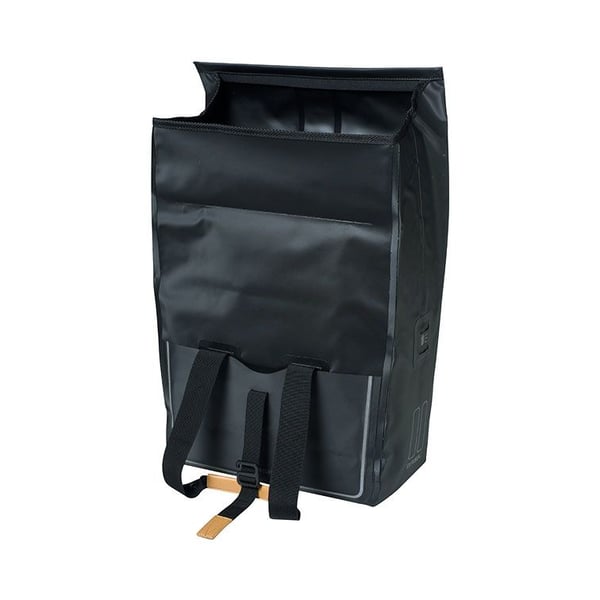 Basil Urban Dry, Bakre, Sykkelveske, Presenning, Svart, 25 l, 5 kg
