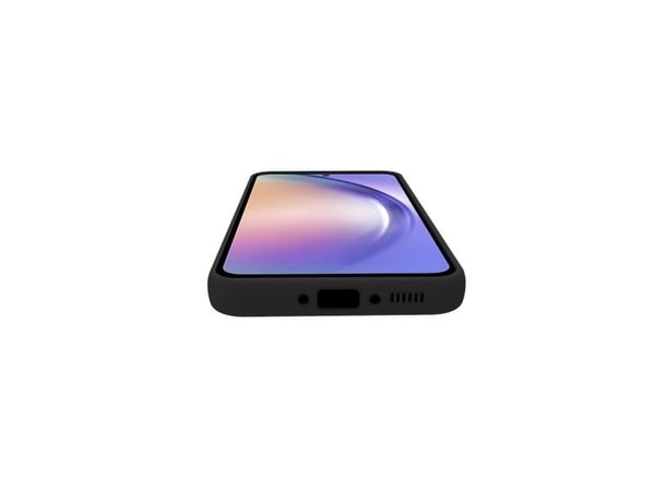 Celly Cromo - Baksidesskydd för mobiltelefon - termoplastisk polyuretan (TPU), silikonbeläggning - svart - för Samsung Galaxy A54