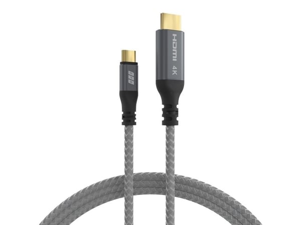 EFB Elektronik USB-HDMI-00001 USB-C til HDMI-kabel 4K30Hz 1,8 m, grå