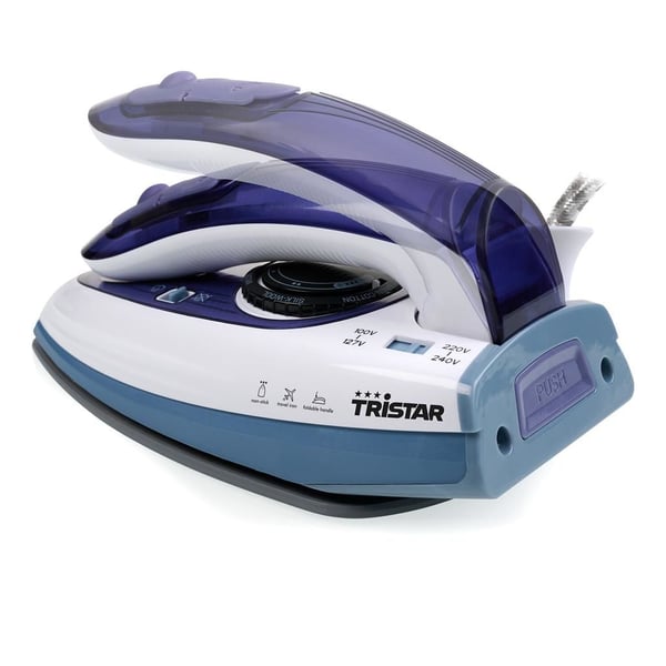 Tristar ST-8152, Ångstrykjärn, Keramisk stryksula, 1,9 m, 15 g/min, Blå, 0,06 l