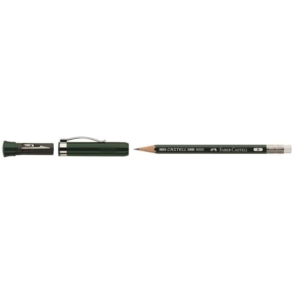 Faber-Castell CASTELL 9000 - Penna - B - med radergummi