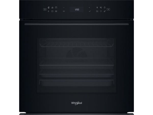 Whirlpool WOI78PT1SBA, Keskikokoinen, Sähköuuni, 73 L, 73 L, Hydrolyyttinen + pyrolyyttinen, Kiinteä