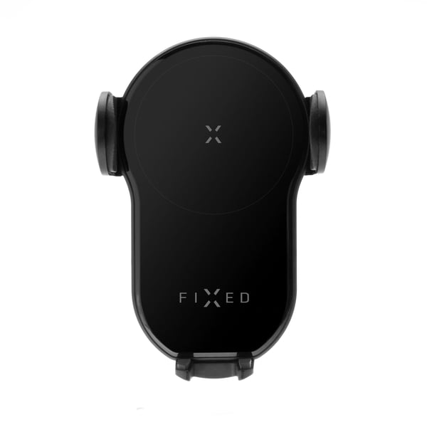 FIXED Matic - Trådlös laddningshållare för bil - automatisk + internt batteri - 30 mAh - 15 Watt - 1.1 A - QC 3.0 - svart