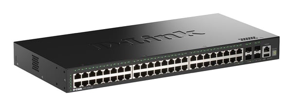 D-Link SmartPro DGS-1530-52 - Switch - smart - 48 x 10/100/1000 + 4 x 10 Gigabit SFP+ - stasjonær, rackmonterbar