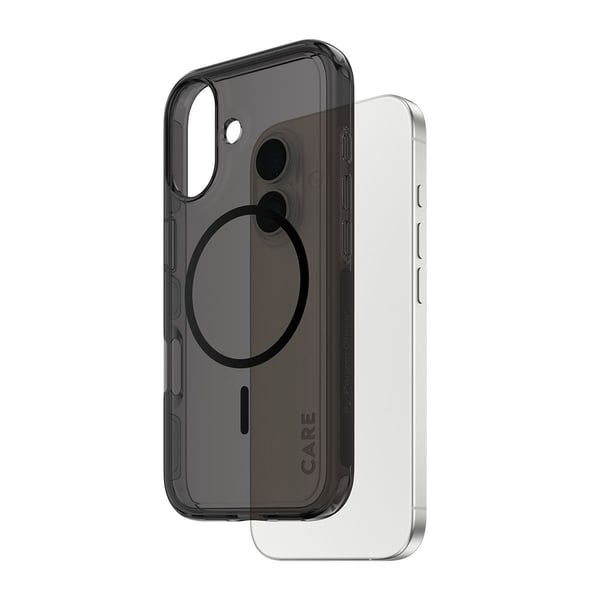 PanzerGlass CARE by Flagship Case Urban Explorer Smokey w. Musta MagSafe iPhone 17 Beskyttelsescover Lajittelu