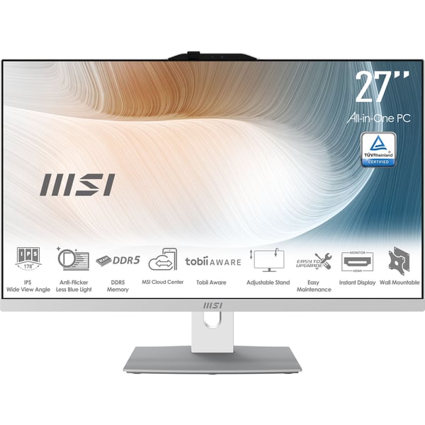 MSI Modern AM242P 1M 1873AT - Alt-i-ett Core 3 100U / inntil 4.7 GHz - RAM 16 GB - SSD 256 GB - NVMe - Intel Graphics - Gigabit Ethernet, IEEE 802....