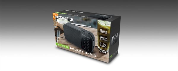 MUSE M-025 R - Personlig radio