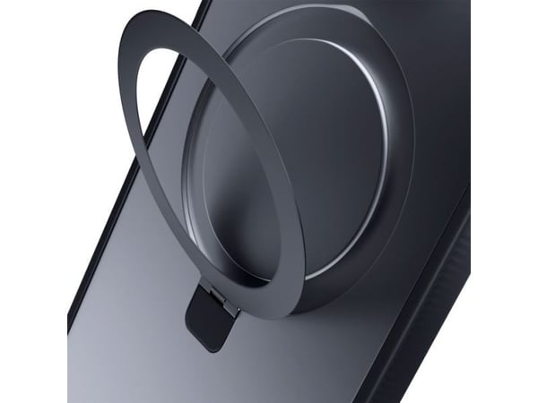 3MK Smoke Mag&Stand, Etui, Apple, iPhone 16, 15,5 cm (6.12"), Sort, Gjennomsiktig