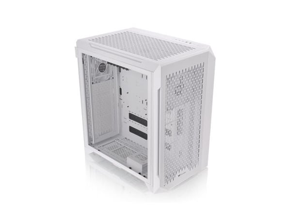 Thermaltake CTE C700 Air Snow - Mid tower - utökad ATX - genomskinlig sidopanel (härdat glas) - ingen strömförsörjning (PS/2) - vit, snö - USB/ljud