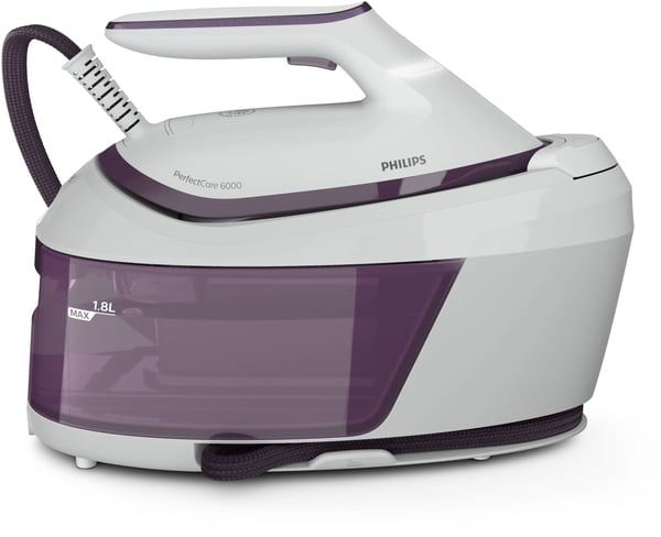 Philips PerfectCare 6000 Series PSG6020 - Dampstrykejern med automatisk slukking - såleplate: SteamGlide Plus - 2400 W