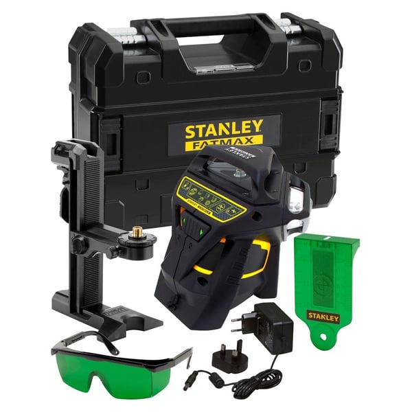 Stanley FATMAX X3G, 35 m, 0,3 mm/m, 4°, 50 m, Vihreä, Linjalaser