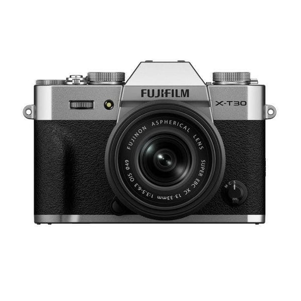 Fujifilm X -T30 III + XC13-33mmF3.5-6.3 OIS, 26,1 MP, 9600 x 2160 pikseliä, X-Trans CMOS 4, 6.2K, Kosketusnäyttö, Hopea, Musta