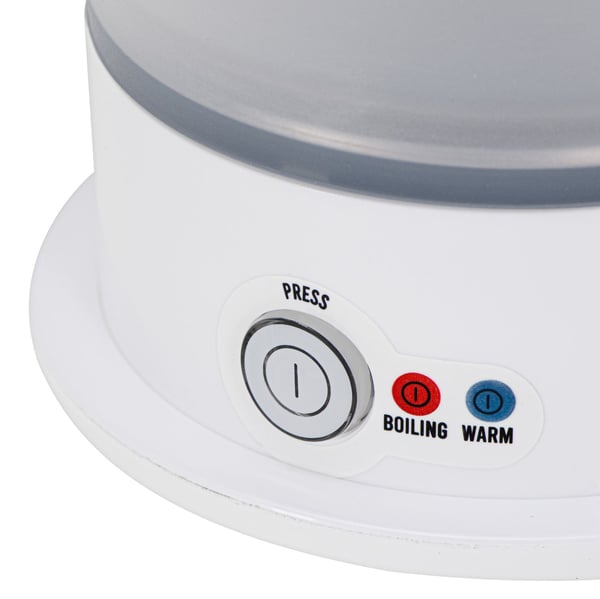 Adler AD 1377W, 0,6 l, 600 W, Vit, Plast, Silikon, Rostfritt stål, Sladdlös, Hålla sig varm funktion