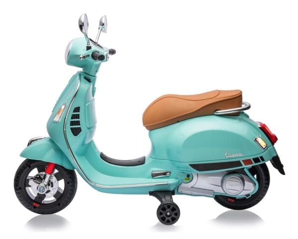 Jamara Ride-on Vespa GTS 125, 3 år, 4 hjul, Grønn, Batterier kreves