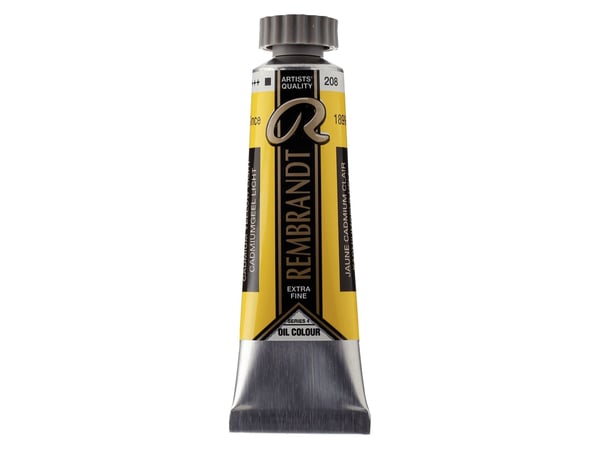 Rembrandt oljefärg tub Cadmium Yellow Light 208