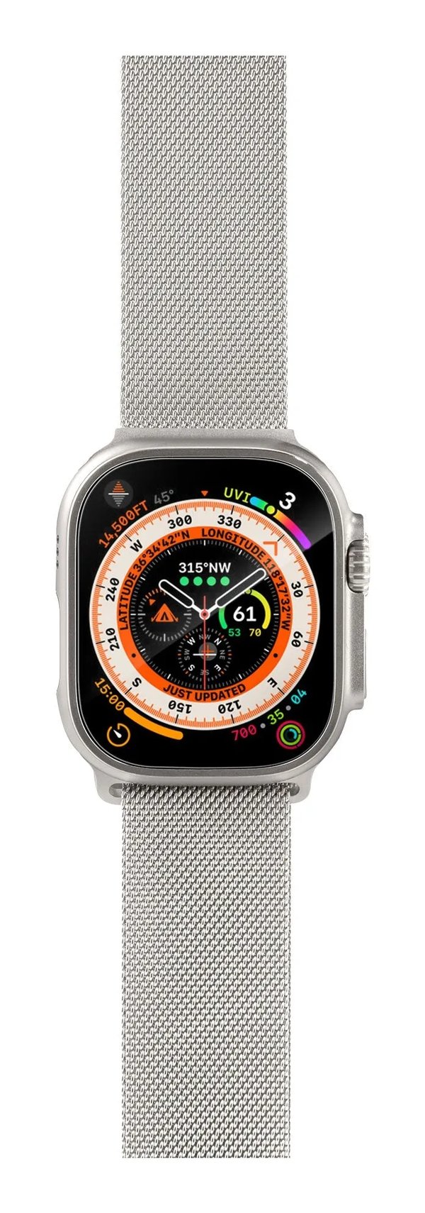 "LAUT PRIME GLASS Klart beskyttelsesglass for Apple Watch Ultra 49 mm