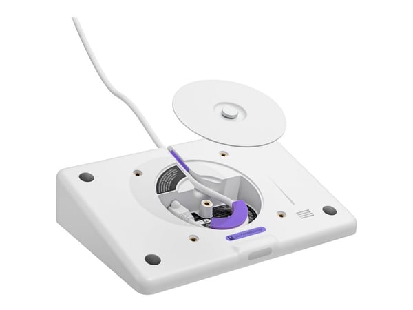 Logitech Tap Scheduler Formålsbygd planleggingspanel for møterom - Videokonferanseenhet - Zoom-sertifisert, sertifisert for Microsoft Teams - Hvit