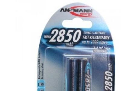 Ansmann 5035202, Ladattava akku, AA, Nikkelimetallihybridi (NiMH), 1,2 V, 2 kpl, 2850 mAh