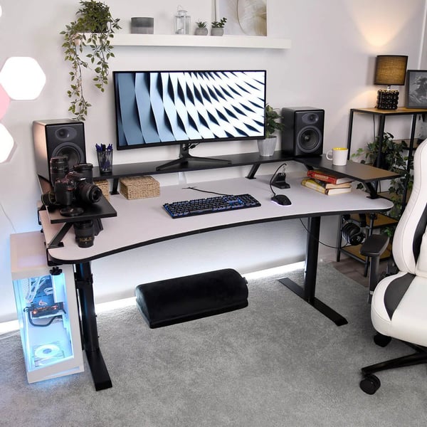 Arozzi Desk Riser - Small 80cm - Black