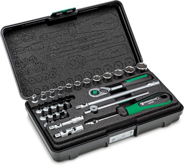 STAHLWILLE 96011182, Støpselsett, 30 hoder, 230 mm, 130 mm, 1,02 kg