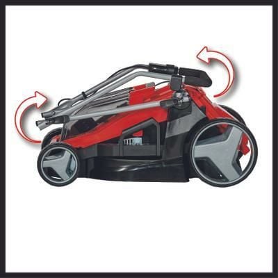 Einhell Einhell GE-CM 36/43 M batteridrevet gressklipper 43 cm 2x18 V/4,0Ah batteri og lader