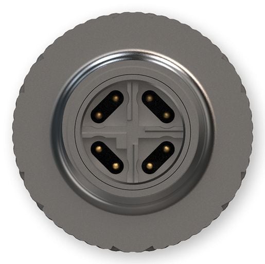 Teltonika - Elkontakt - 8-stifts M12 (hane) skruvbar - 60 V - 0.5 A