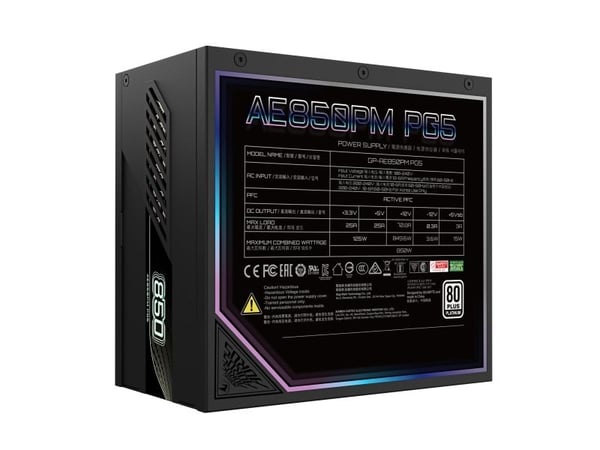 GIGABYTE GP-AE850PM PG5 virtalähde 850 W 80 PLUS Platinum täysin modulaarinen