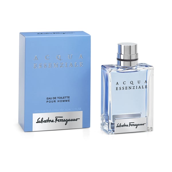 Salvatore Ferragamo Acqua Essenziale, Miehet, 50 ml, Greippi, Sitruuna, Mandariini, Kascalone, Geranium, Laventeli, Rosmariini, Auringonkukka, Patc...