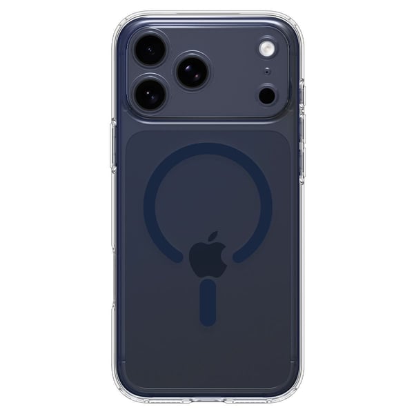 Spigen Ultra Hybrid (Mag Fit), Etui, Apple, iPhone 17 Pro Max, 17,5 cm (6.9"), Mørkeblå, Gjennomsiktig