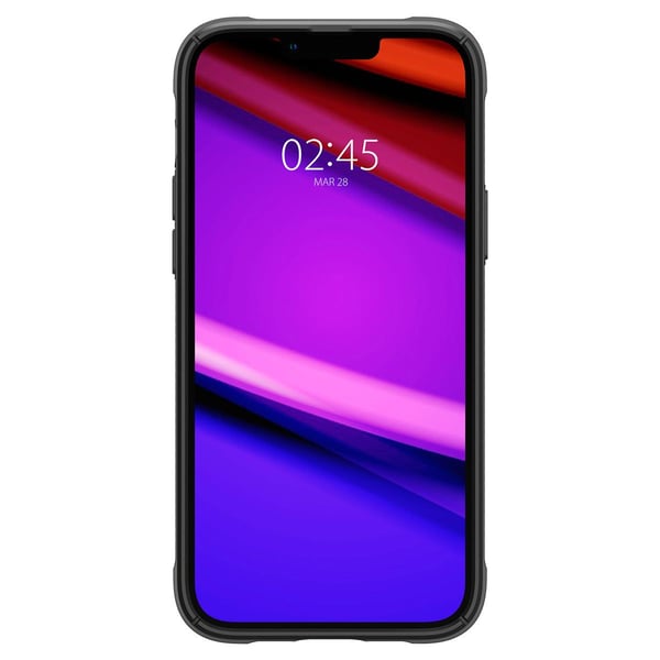 Spigen Rugged Armor Magfit - bakdeksel til mobiltelefon - MagSafe-kompatibilitet - polykarbonat, termoplastisk polyuretan (TPU), støtskum - matt sv...