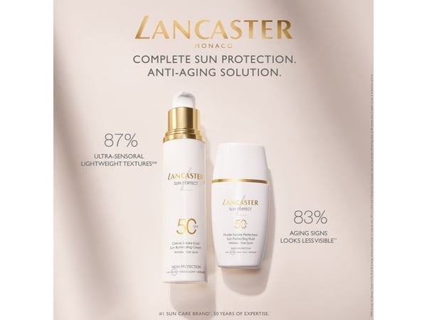 LANCASTER SUN PERFECT CREMA ILUMINADORA SPF50 50ML