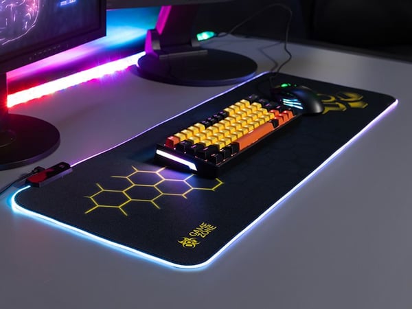 Tracer GameZone Hexy1 - Tastatur og musepute - RGB (80/30/0,4) - stor