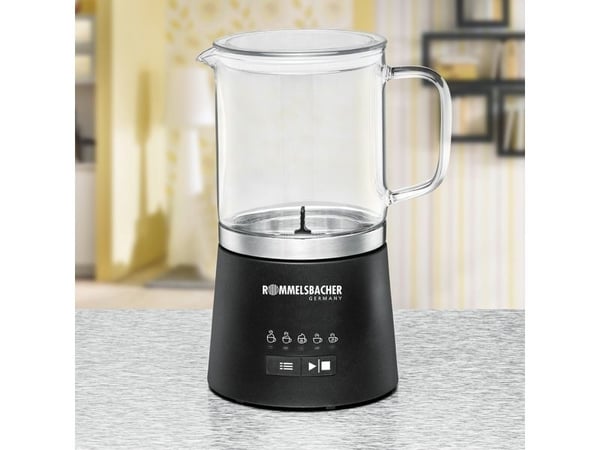 Rommelsbacher MS 625 melkeskummer og -varmer 500 ml, svart