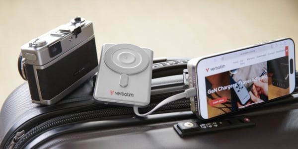 Verbatim 32276, 5000 mAh, mukautuva pikalataus, Power Delivery 3.0, pikalataus 3.0, langaton lataus, 3,85 V, 20 W, hopea
