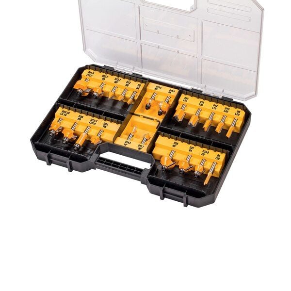 DeWALT DT90017-QZ - Handöverfräsbitsats - 22 delar