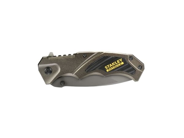 Stanley FMHT0-10311, Fällkniv med låsblad, Drop point, Rostfritt stål, Grå, 19 cm, 8 cm