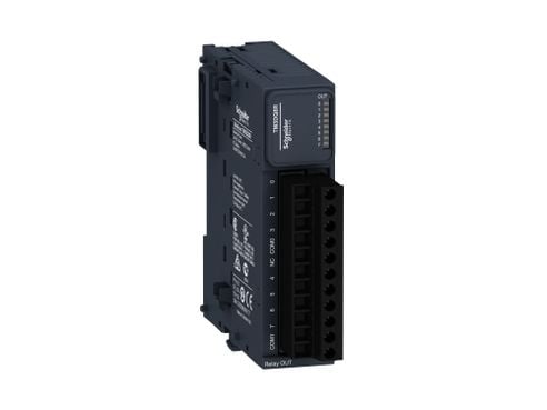 Schneider TM3-8 8-releinen lähtömoduuli (TM3DQ8R)