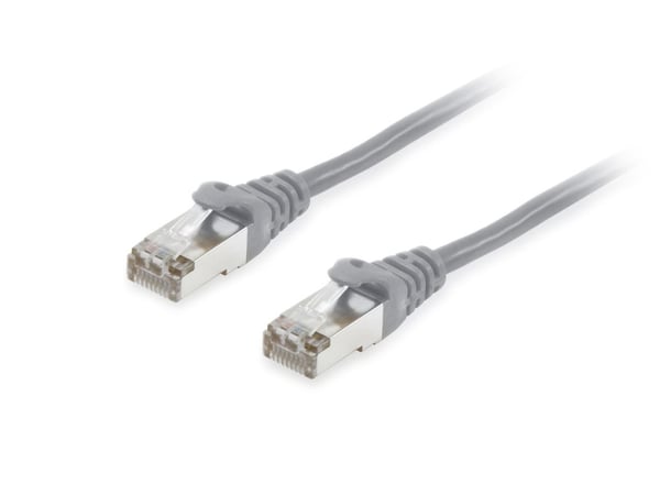 Equip 606701, 0,25 m, Cat6a, S/FTP (S-STP), RJ-45, RJ-45, Grå