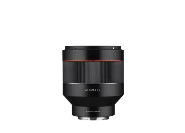 Samyang AF 85mm F1.4 FE -objektiivi, Sony E -kiinnitys, musta