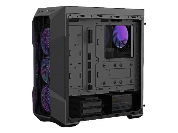 Cooler Master TD500 MAX ARGB PC-kabinett Full Tower 850 W PSU, herdet glass