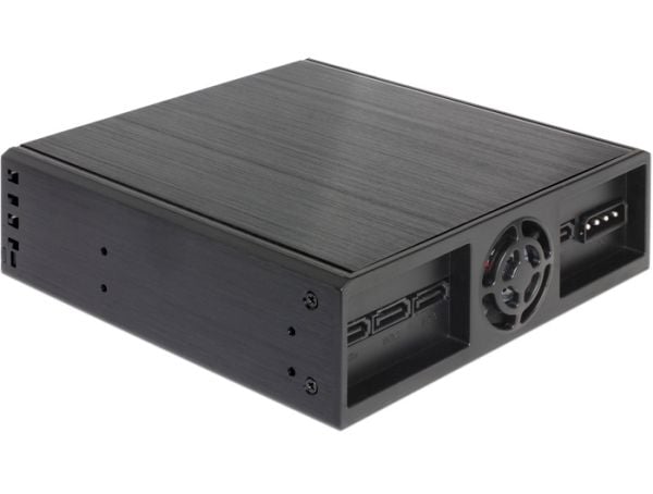 Delock 5.25" Mobile Rack for 4 x 2.5" SATA HDD / SSD - Lagringsdrevhylse - 2.5"