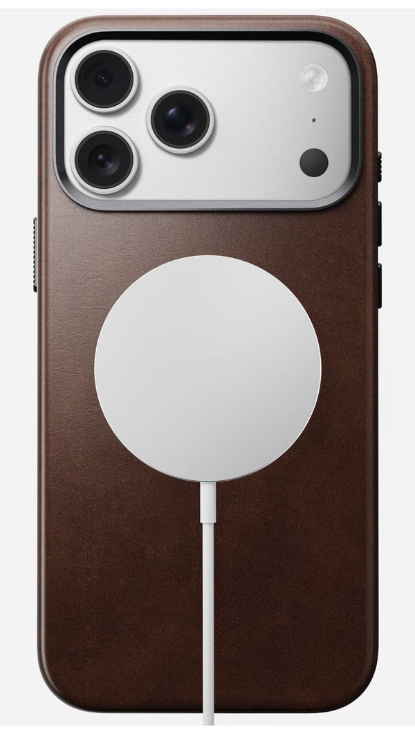 Nomad Traditional Leather Case, Suojus, Apple, iPhone 17 Pro Max, 17,5 cm (6.9"), Ruskea