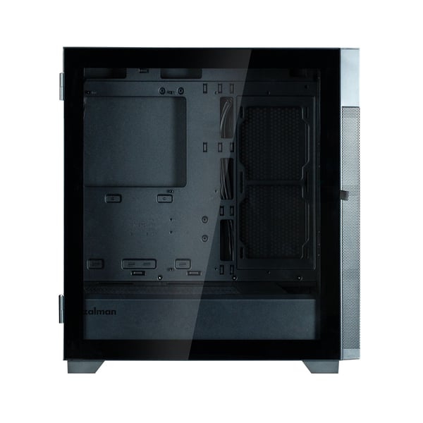 Zalman S5 NEO BLACK, Midi Tower, PC, Svart, ATX, micro ATX, Mini-ITX, Plast, Stål, Härdat glas, Multi