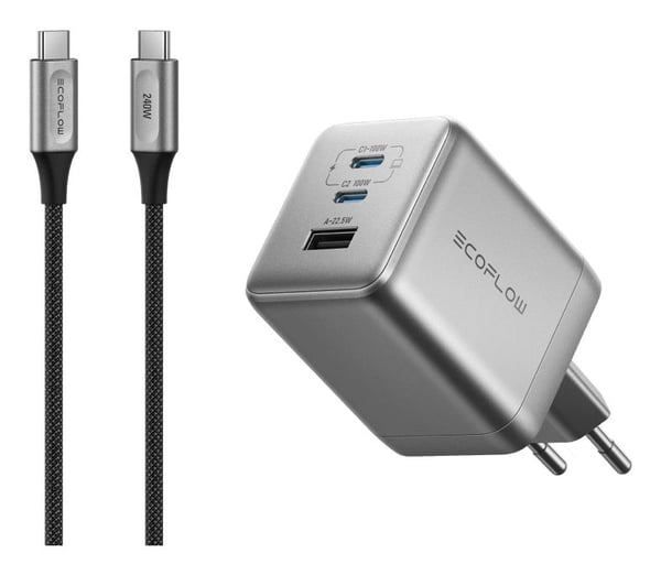 EcoFlow RAPID Pro, Innendørs, AC, Sølv
