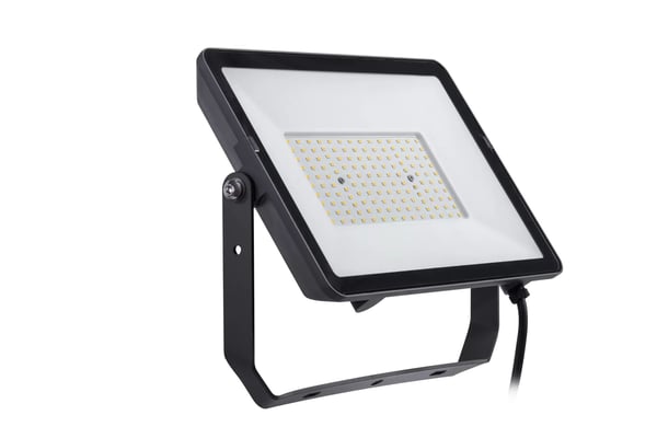Philips Flomlys, Svart, IP65, Metall, I, U-brakett, 100 W