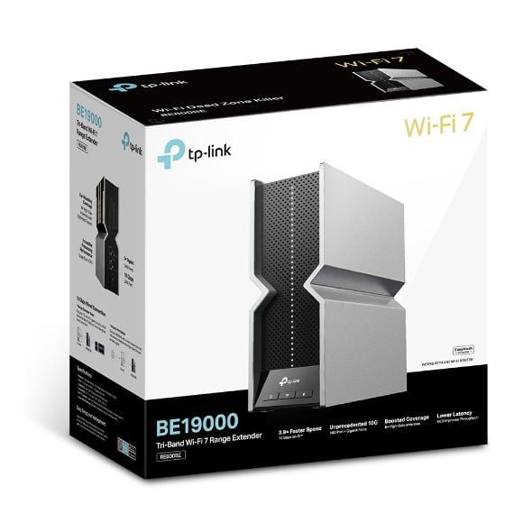 TP-Link RE800BE Wi-Fi-forsterker Wi-Fi 7 tribånd