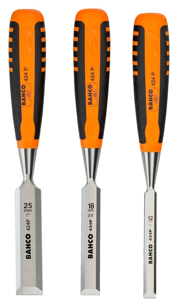 Bahco 424P-S3-EUR stämjärnssats 12, 18, 25 mm, 3 st.