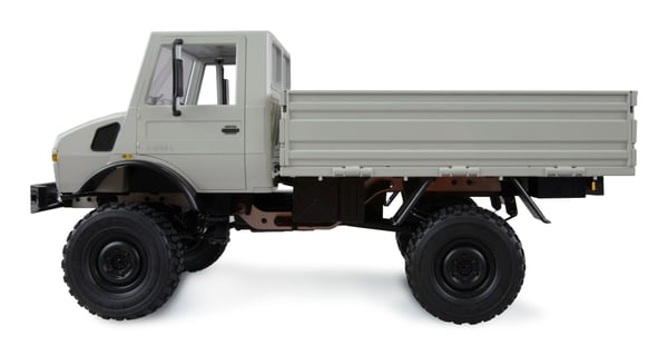 Amewi Mercedes-Benz Unimog Basic 4WD vaaleanharmaa RTR 1 12 (22631)