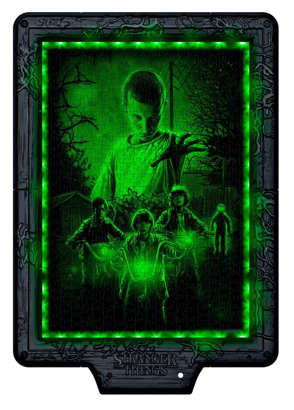 Clementoni Puslespil Stranger Things - The Upside Down - Metamorphic art collection 520 brikker